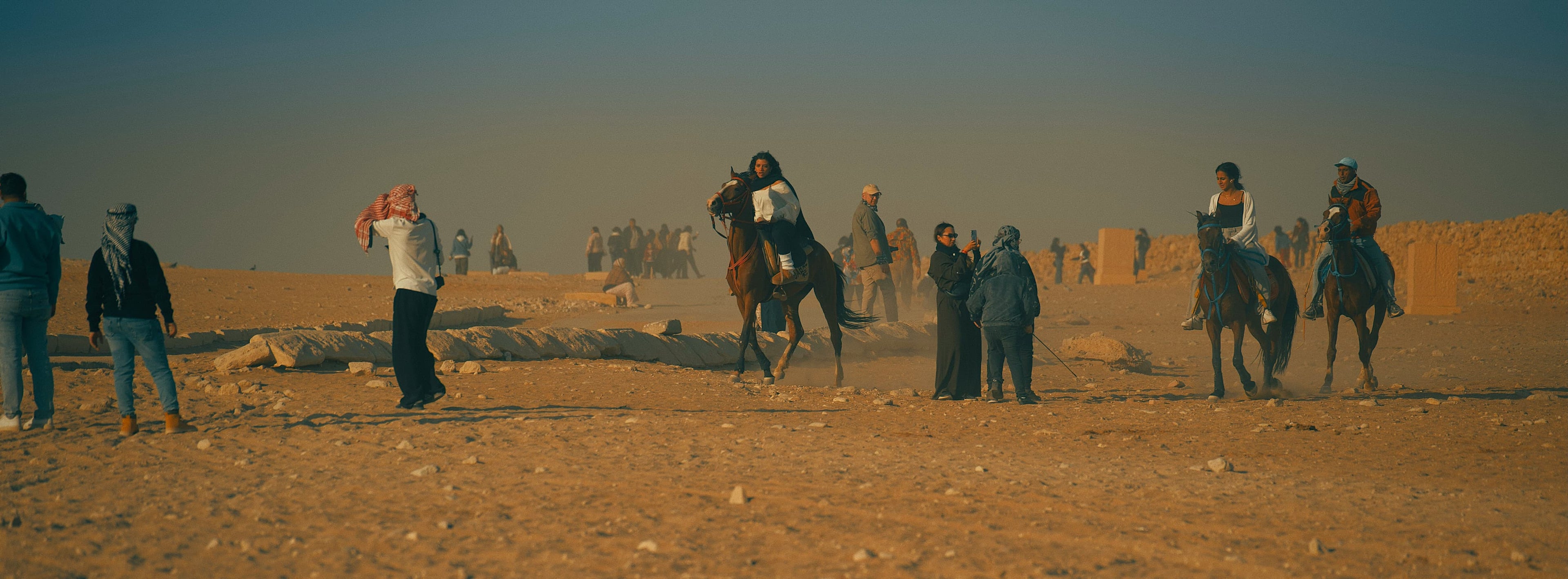 Horse Riding at the Giza Pyramids