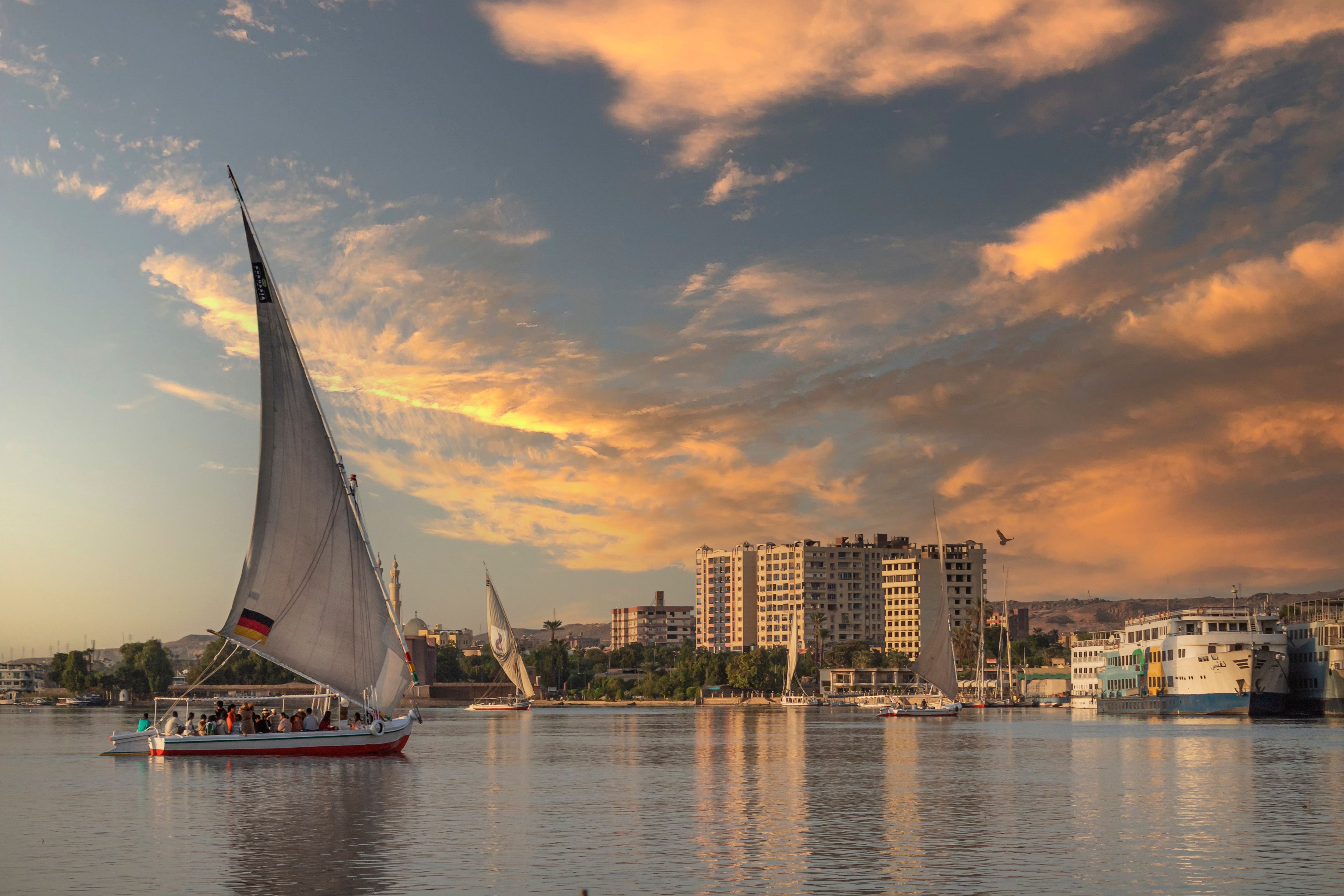 Nile Felucca Ride at Sunset